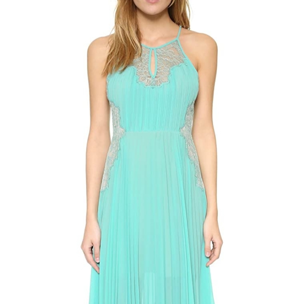 Bcbg dress, size 4, aqua